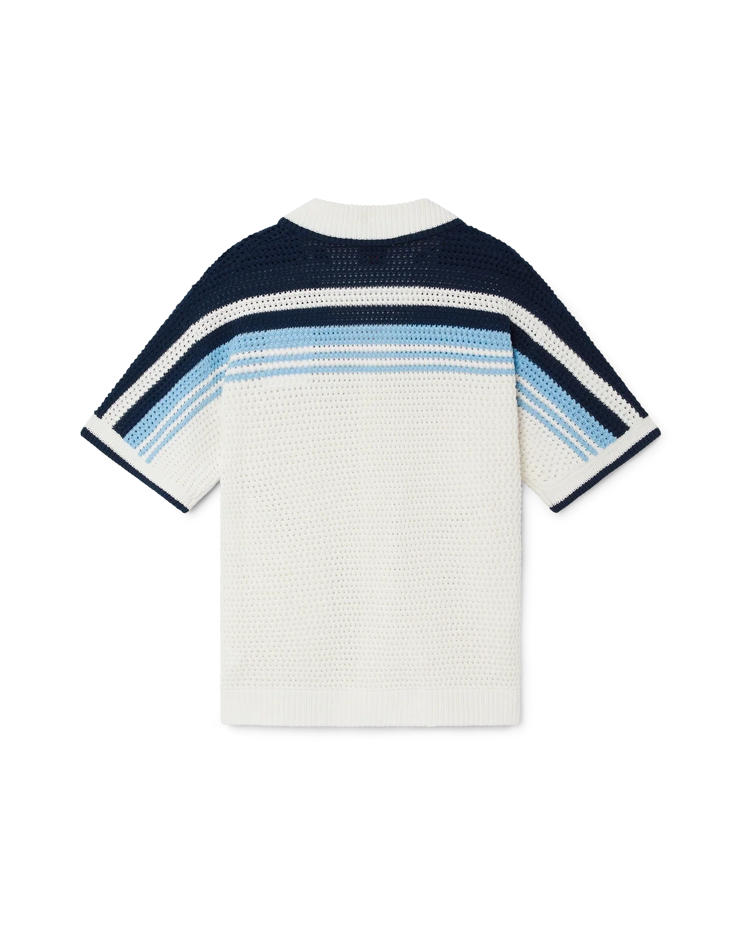 Tennis Cotton Crochet Short Sleeve Shirt
