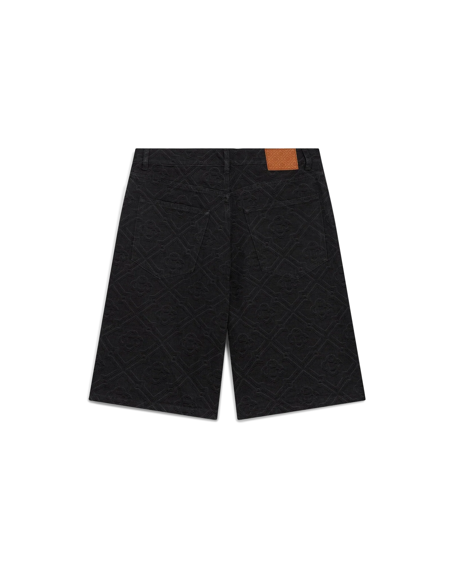 Laser Monogram Denim Shorts