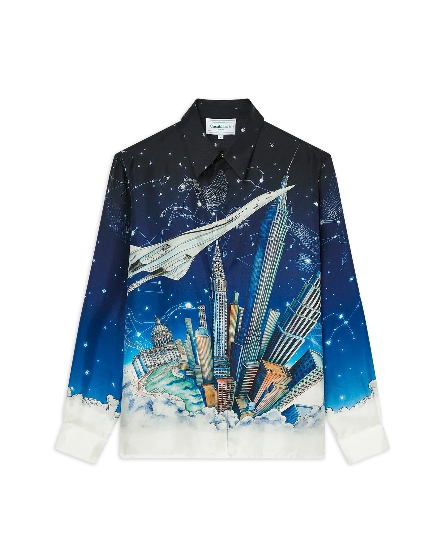 Vol De Nuit Silk Shirt