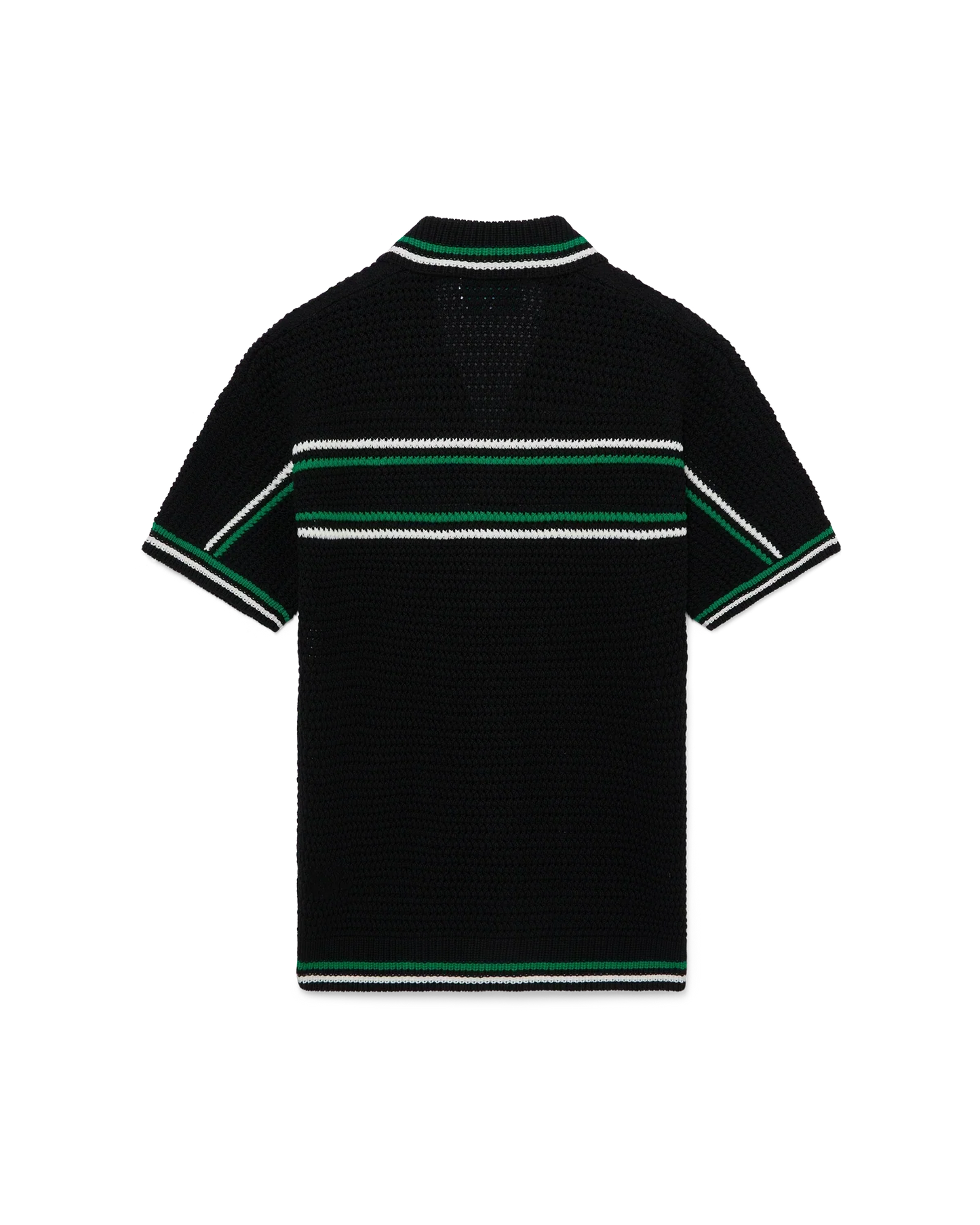 Tennis Short Sleeve Crochet Shirt