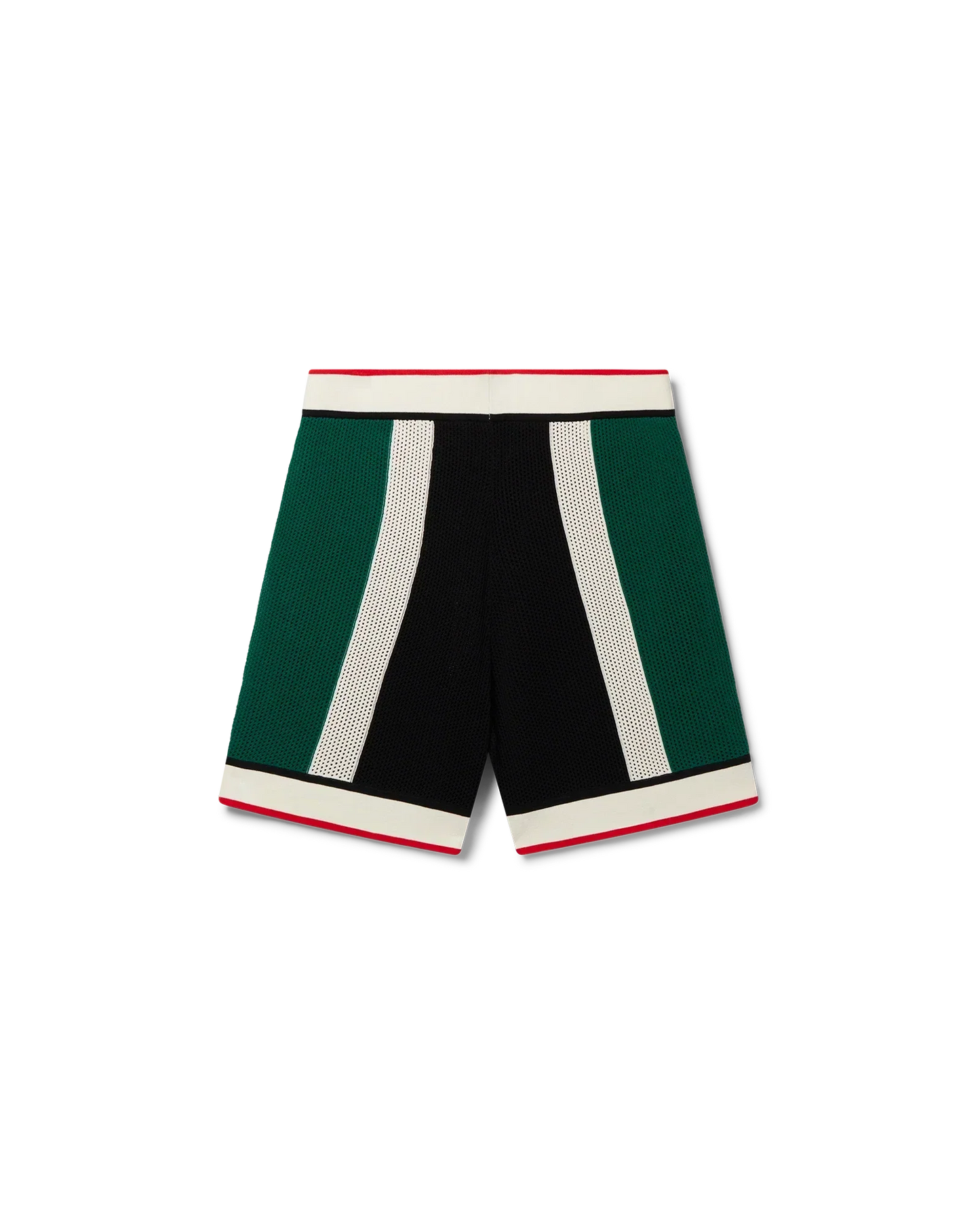Striped Mesh Shorts