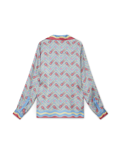 Candy Ping Pong Silk Shirt