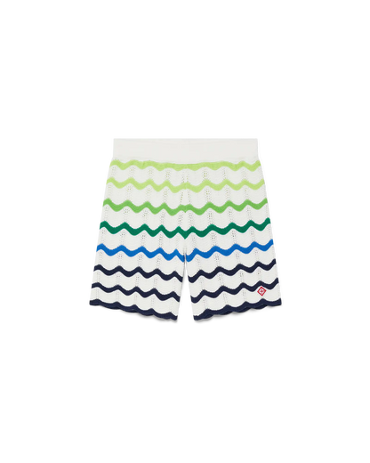 Children's Gradient Wave Knit Shorts