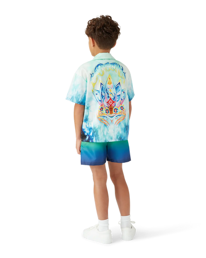 Children's Surf Lotus Short Sleeve Shirt
