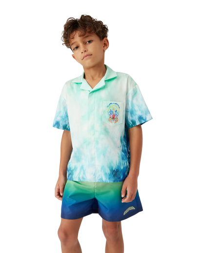 Children's Surf Lotus Short Sleeve Shirt