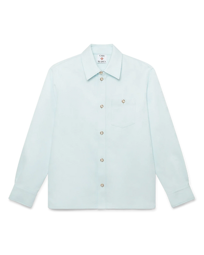 Cotton Monogram Long Sleeve Shirt