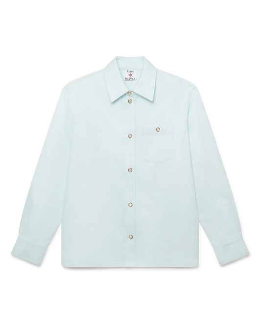 Cotton Monogram Long Sleeve Shirt