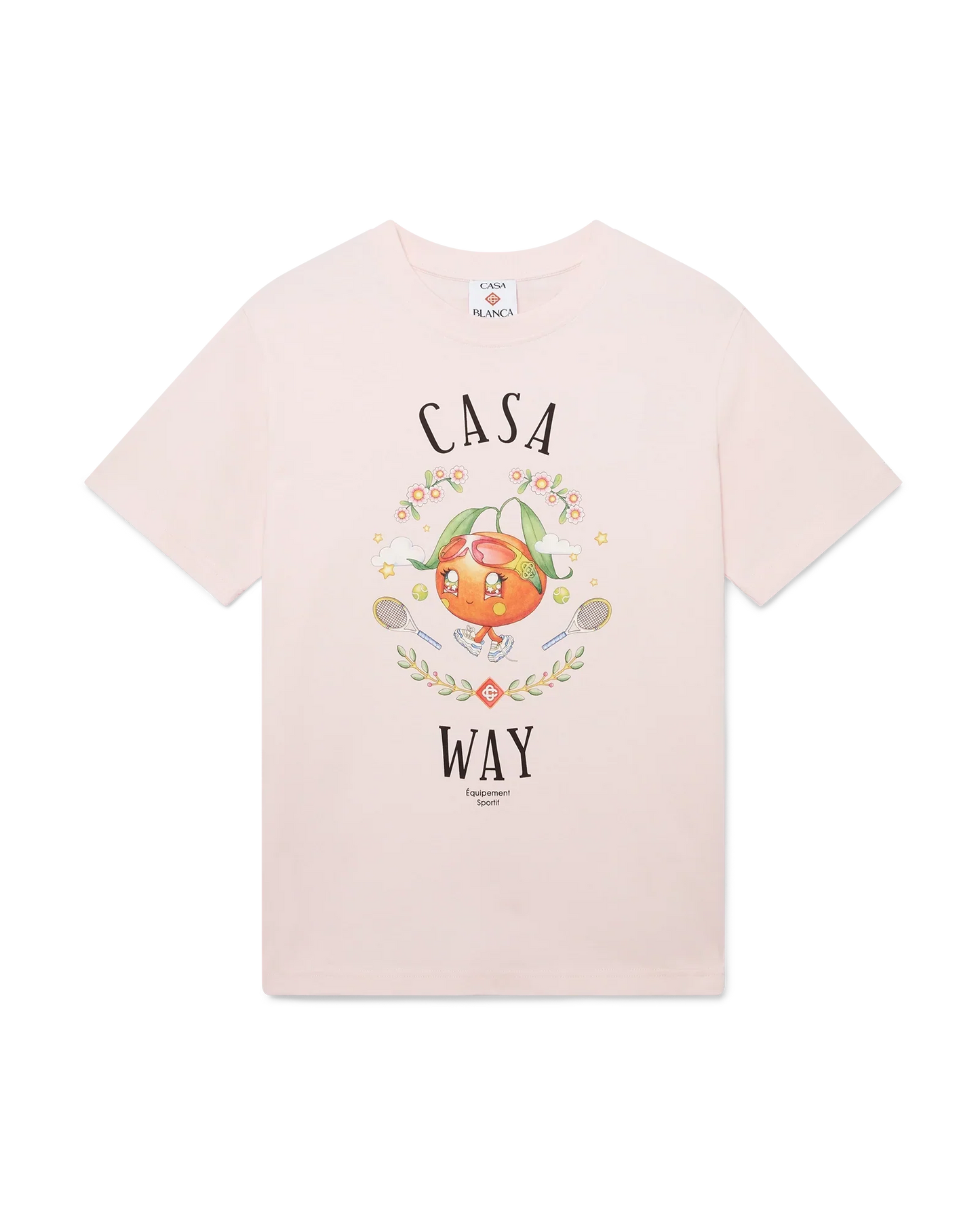 Casa Way Orange Mascot Short Sleeve T-Shirt