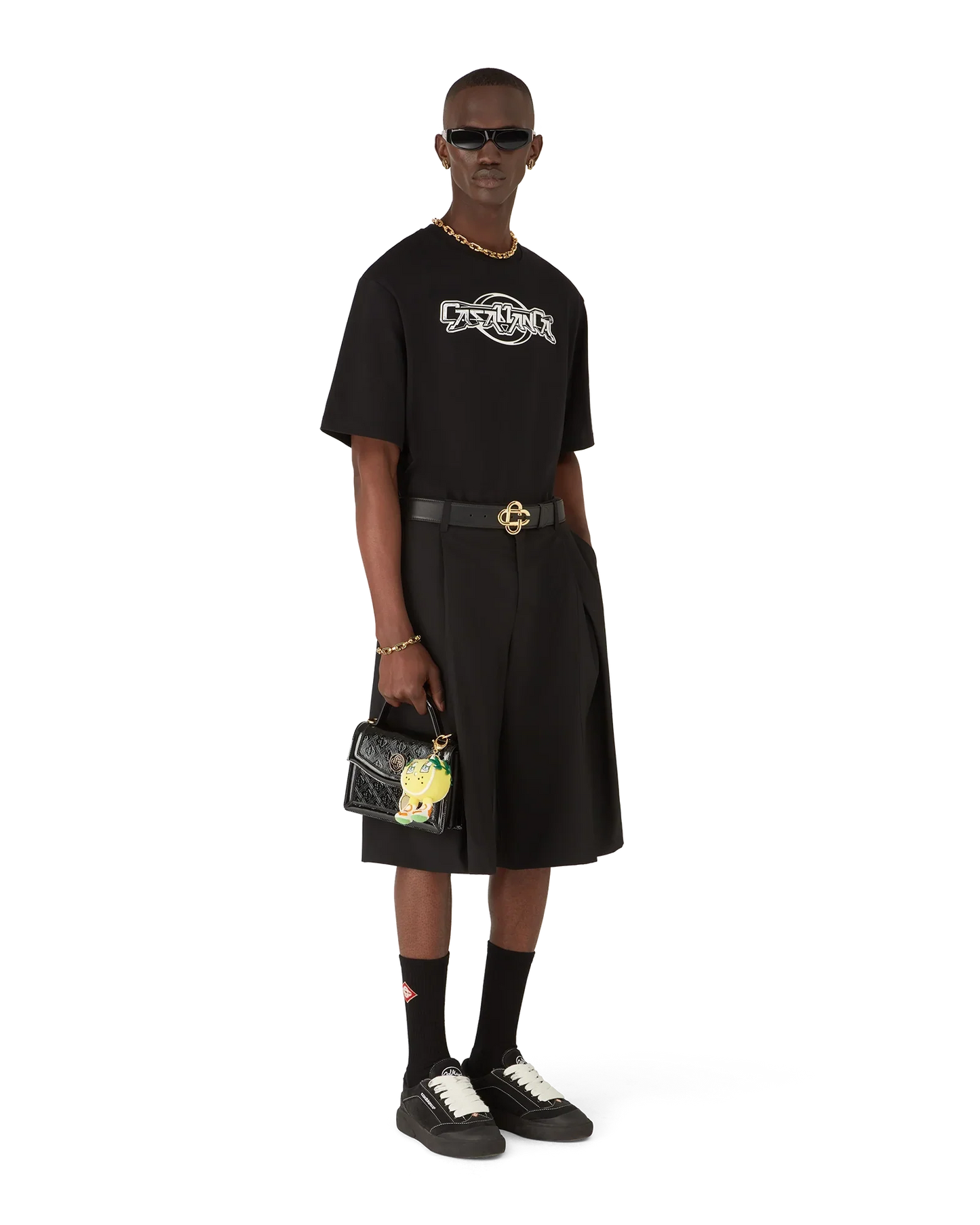 Casablanca Chrome Oversized Short Sleeve T-Shirt