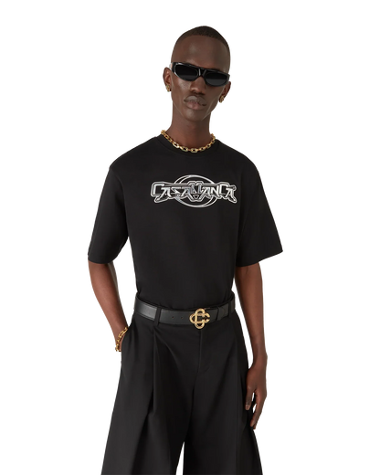 Casablanca Chrome Oversized Short Sleeve T-Shirt