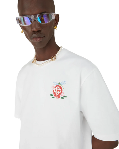 Dragonfly Floral Oversized Short Sleeve T-Shirt
