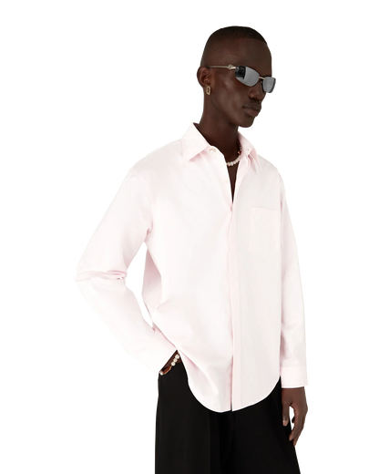 Cotton Monogram Long Sleeve Shirt
