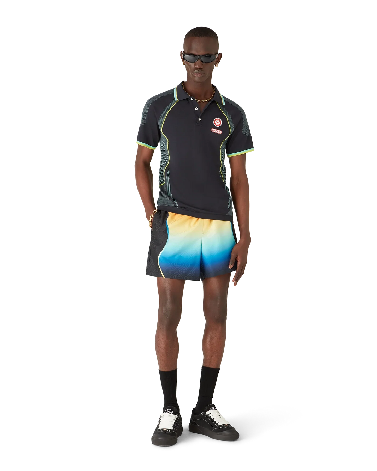 Gradient Jacquard Swim Shorts