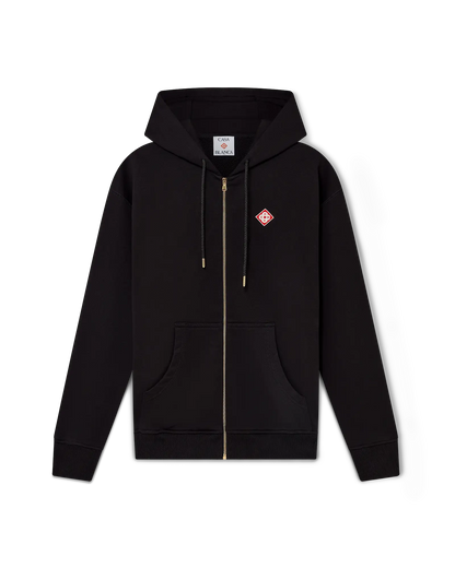 Diamond Logo Zip Hooded Sweatshirt