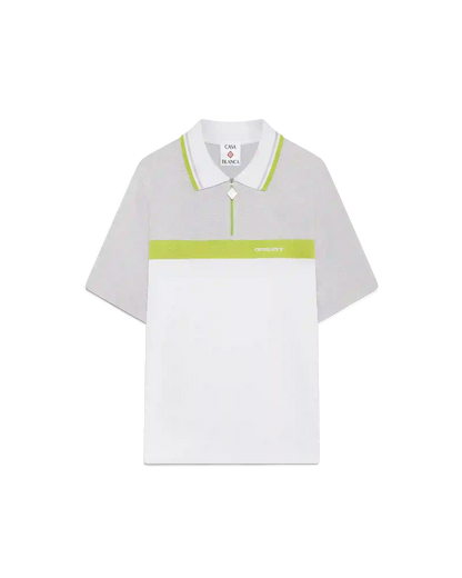 Grey Short Sleeve Polo Shirt