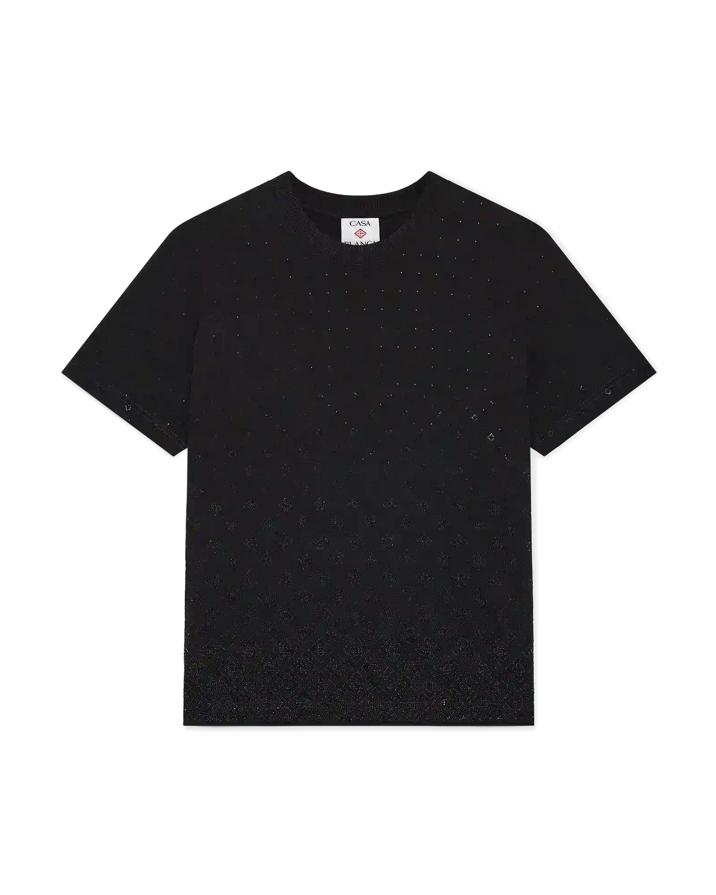 Crystal Monogram Logo Short Sleeve T-Shirt