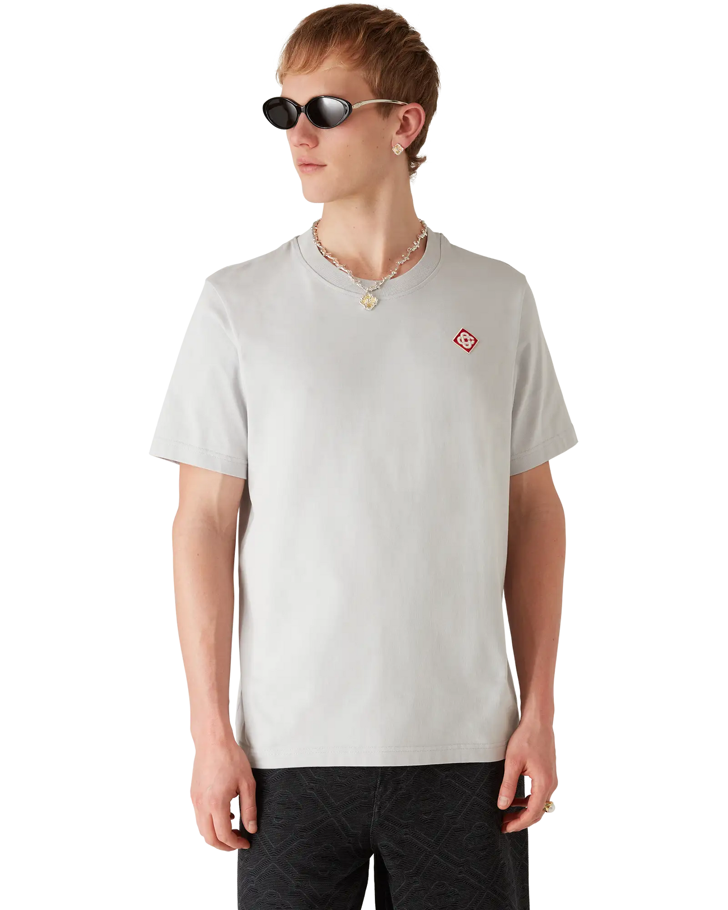 Grey Diamond Logo Short Sleeve T-Shirt