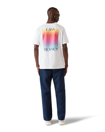 Gradient Square Logo Short Sleeve T-Shirt