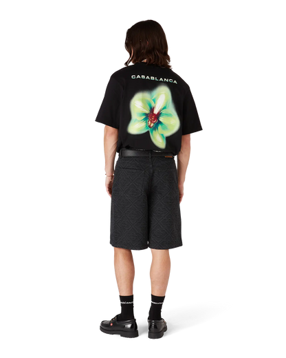Glitch Orchid Oversized Short Sleeve T-Shirt