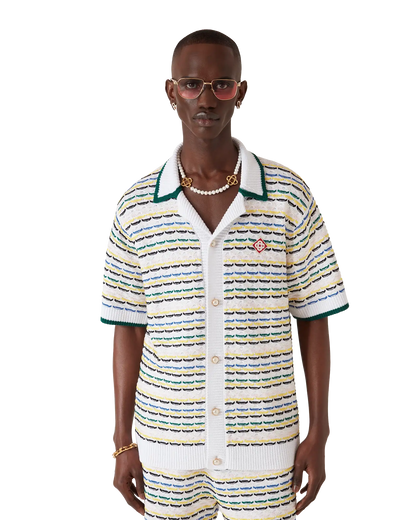Tuck Stitch Short Sleeve Shirt