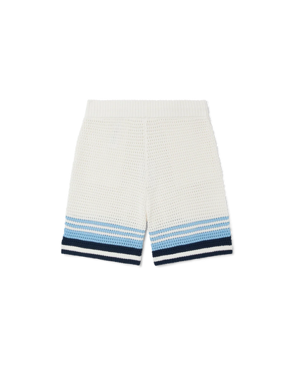 Tennis Cotton Crochet Shorts