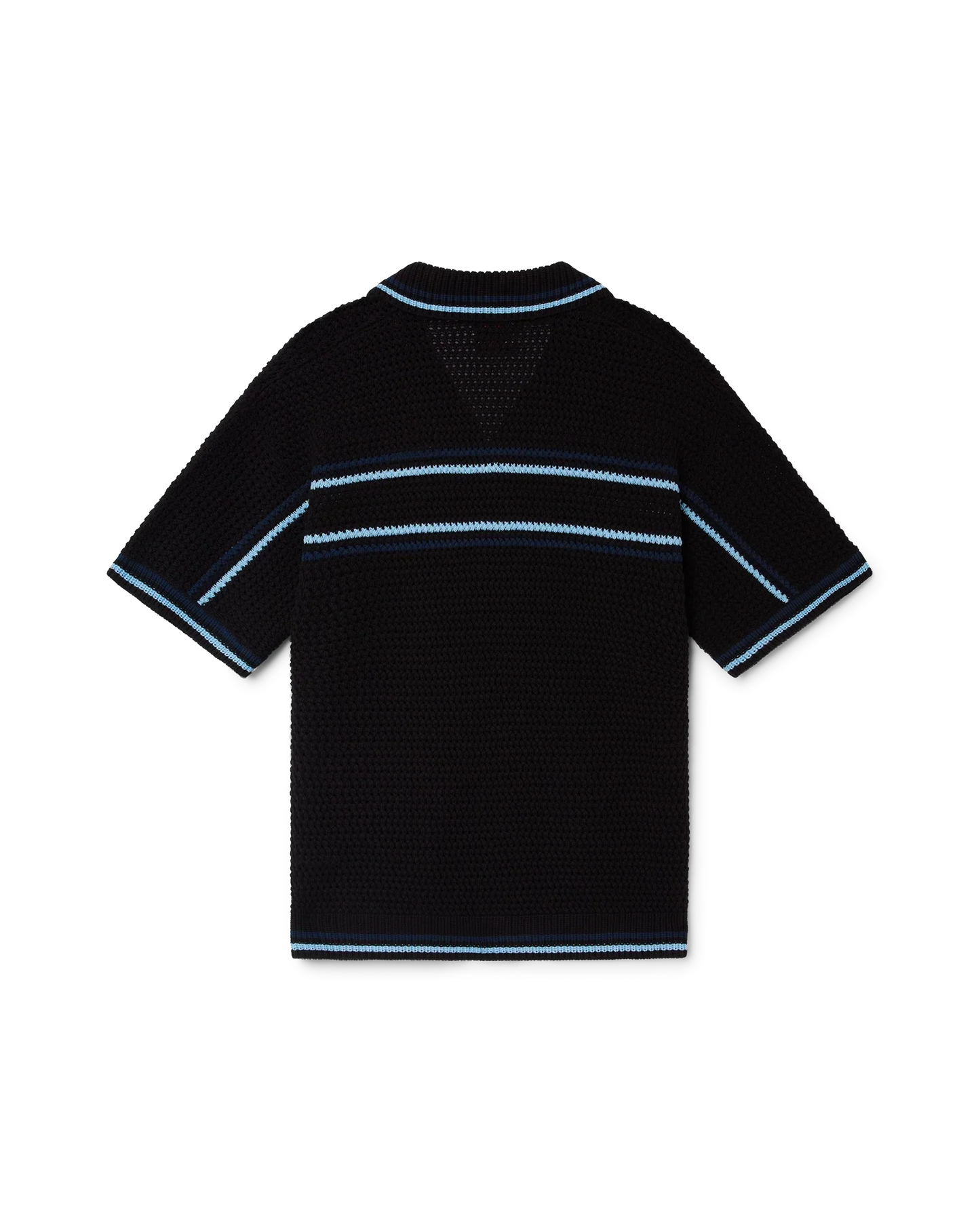 Tennis Cotton Crochet Short Sleeve Shirt