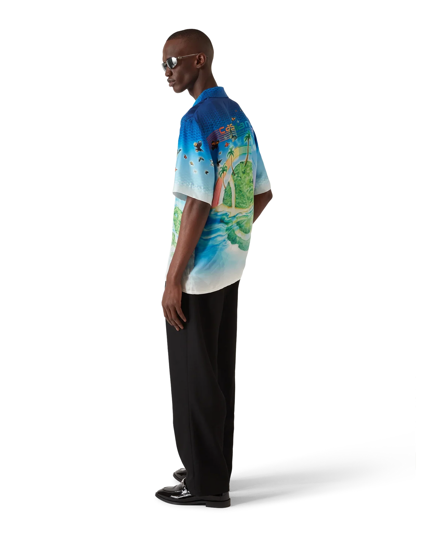 Beyond Destiny Short Sleeve Silk Shirt