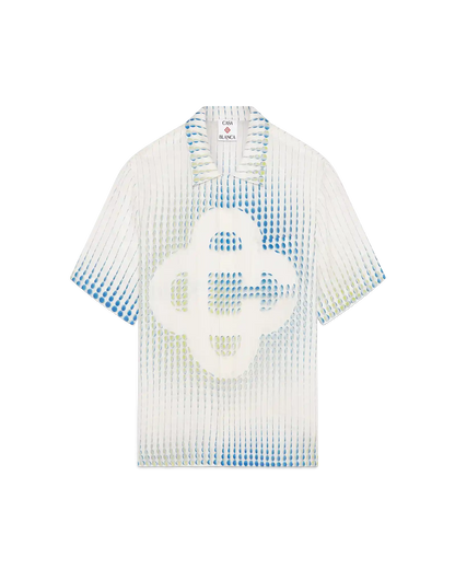 Dots Short Sleeve Linen Shirt