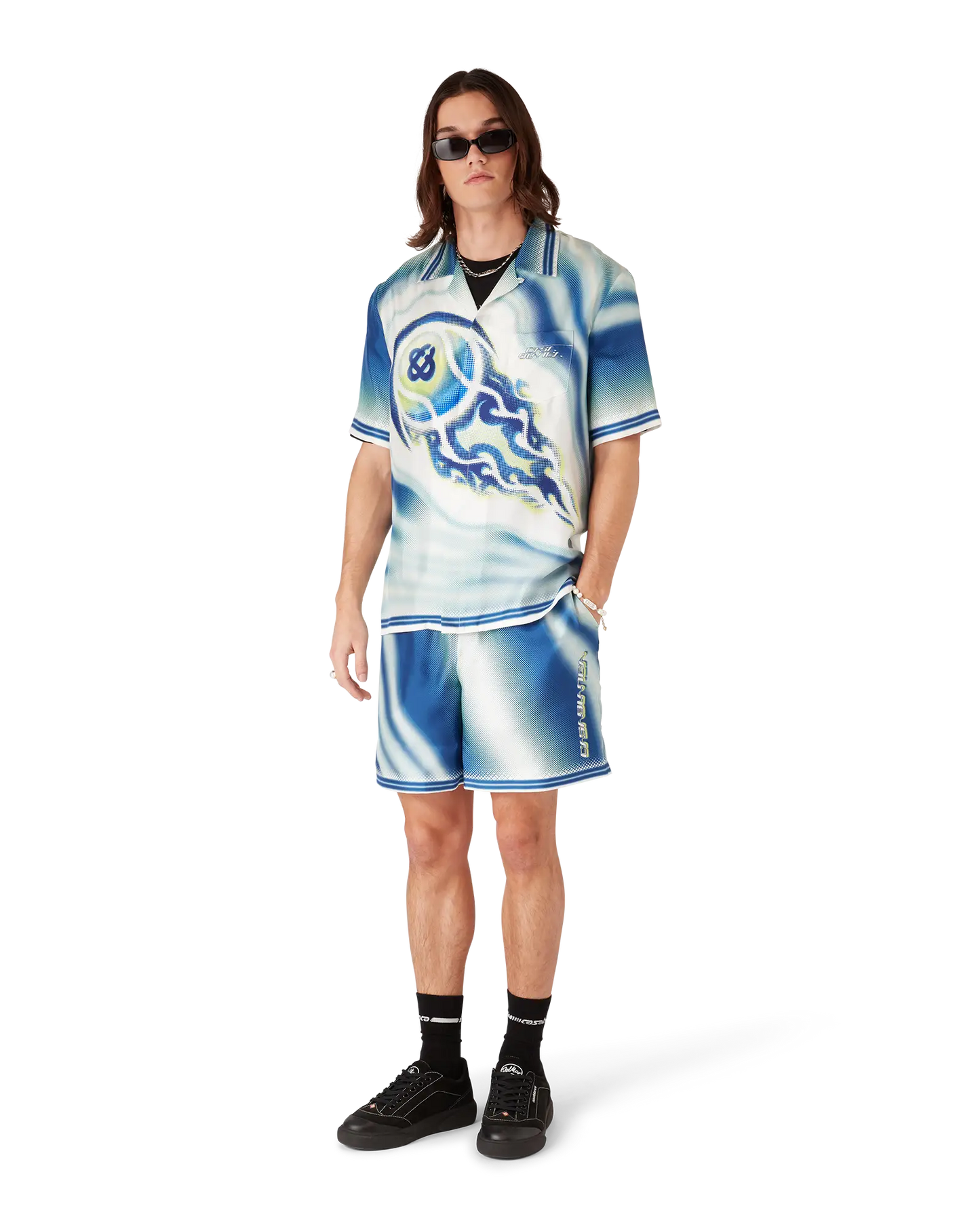 The Art Of The Serve Short Sleeve Silk Shirt