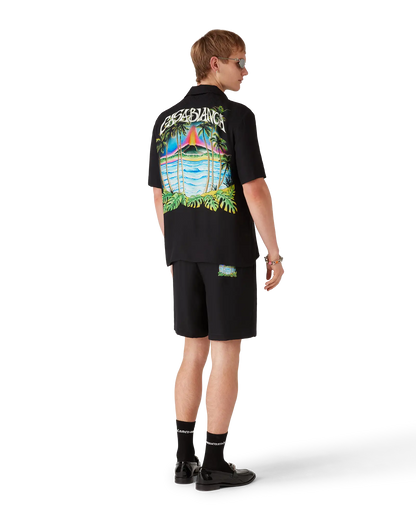 Volcano Short Sleeve Jacquard Shirt