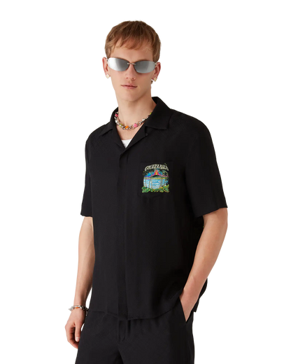 Volcano Short Sleeve Jacquard Shirt