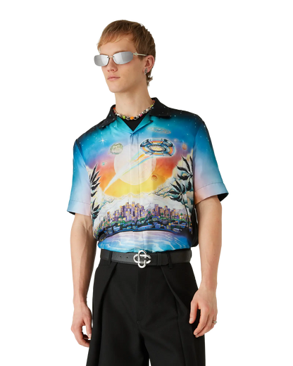 La Prémonition Short Sleeve Silk Shirt