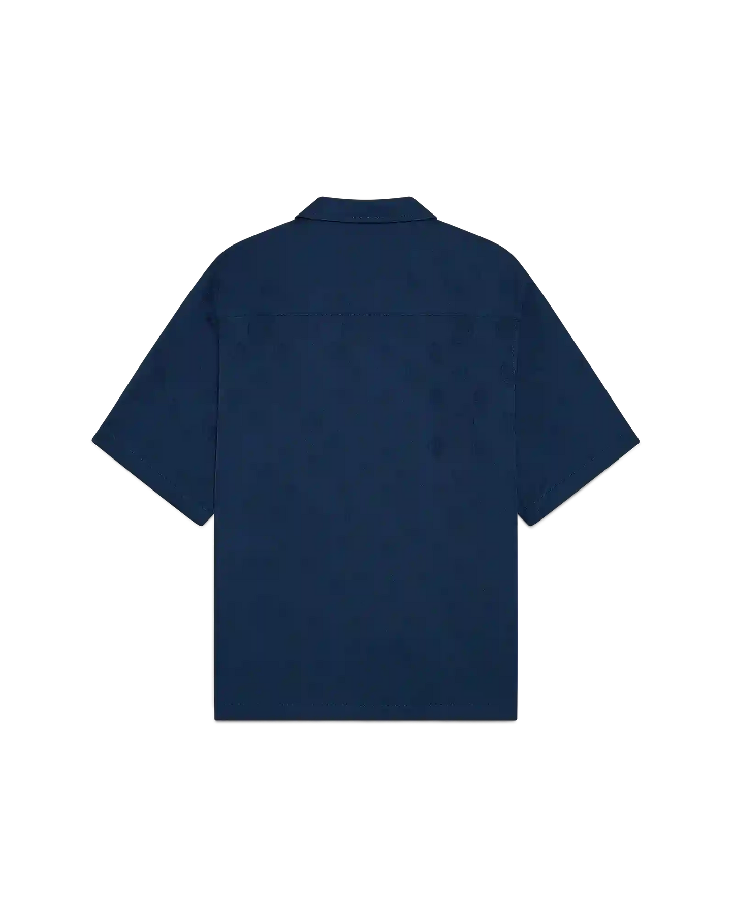 Navy Monogram Short Sleeve Shirt