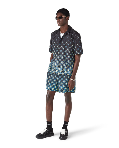 Degrade Monogram Short Sleeve Swimwear