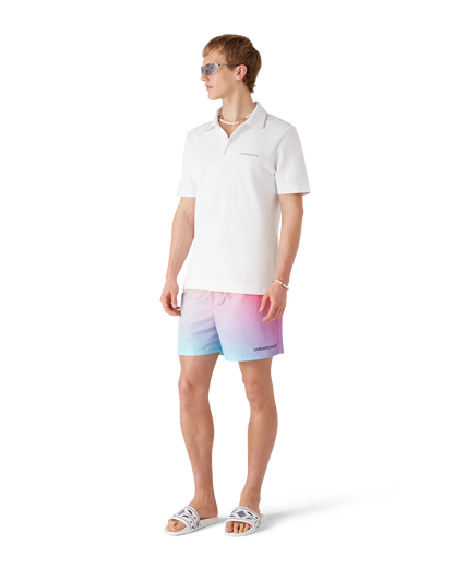 Gradient Printed Swim Shorts
