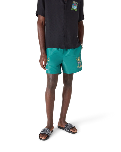 Casa Embroidery Swim Shorts