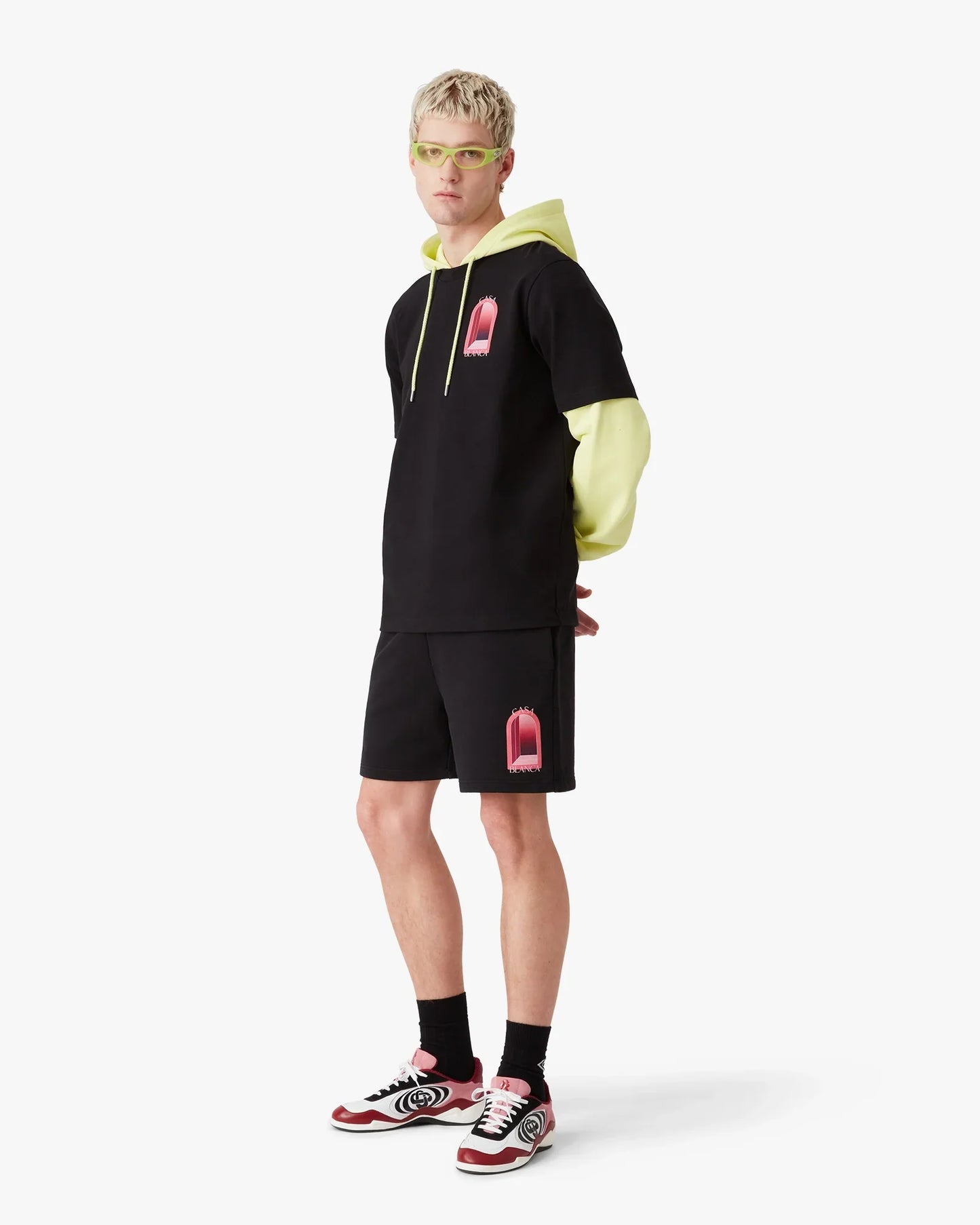Black L'Arche Sweatshorts