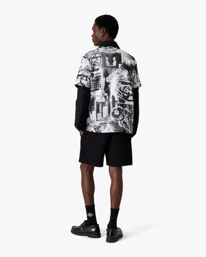 Rave Collage Short Sleeve Mesh T-Shirt