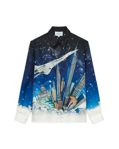 Vol De Nuit Silk Shirt