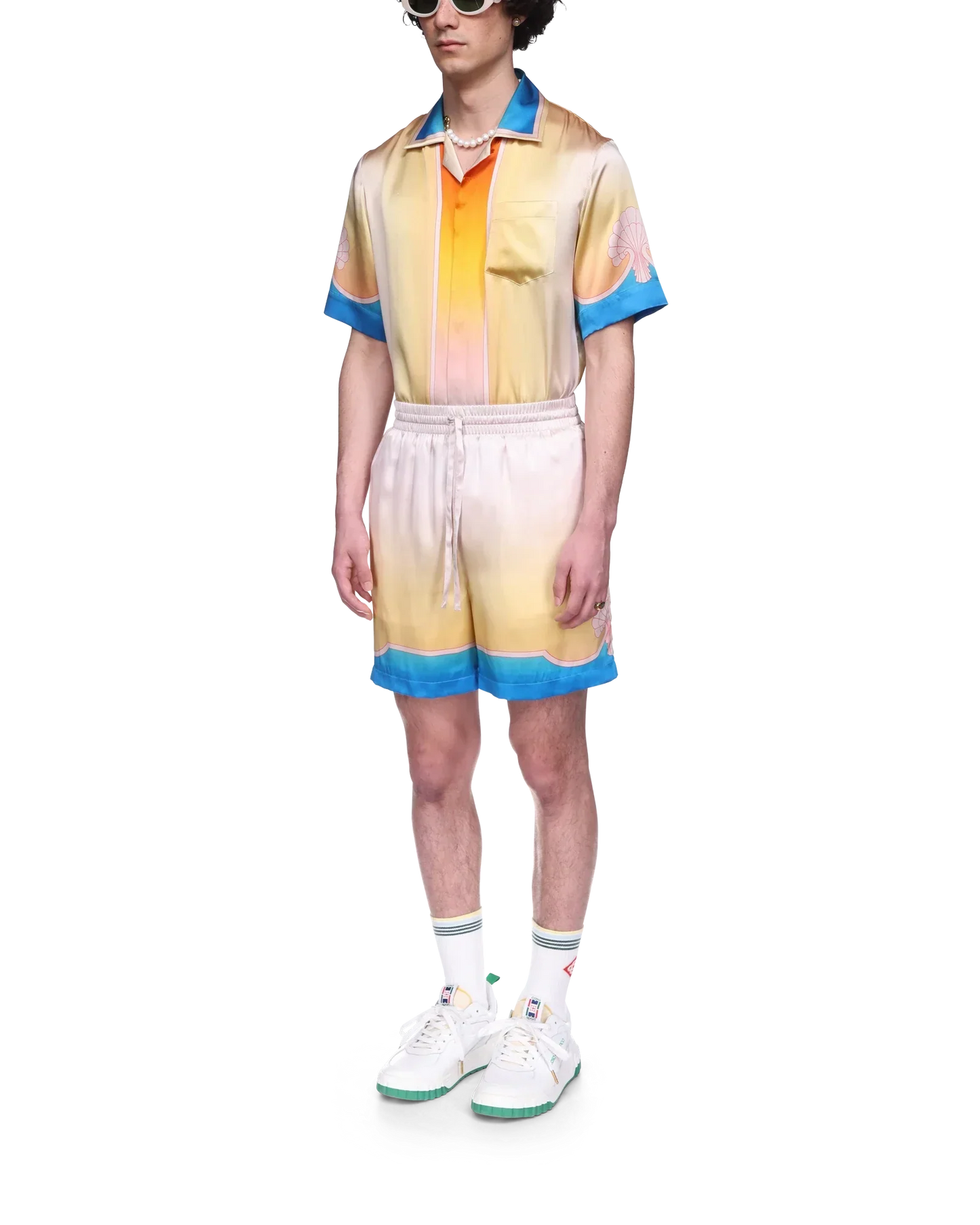 L'Arc Color¨¦ Silk Shorts