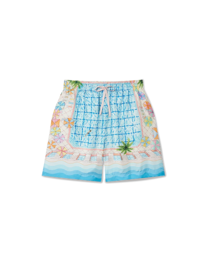 Le Plongeon Silk Shorts
