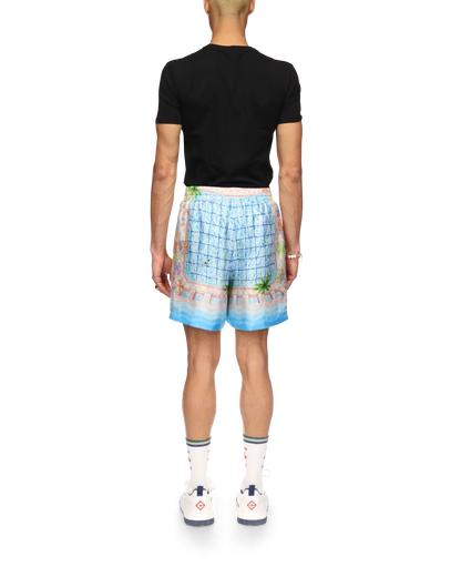 Le Plongeon Silk Shorts