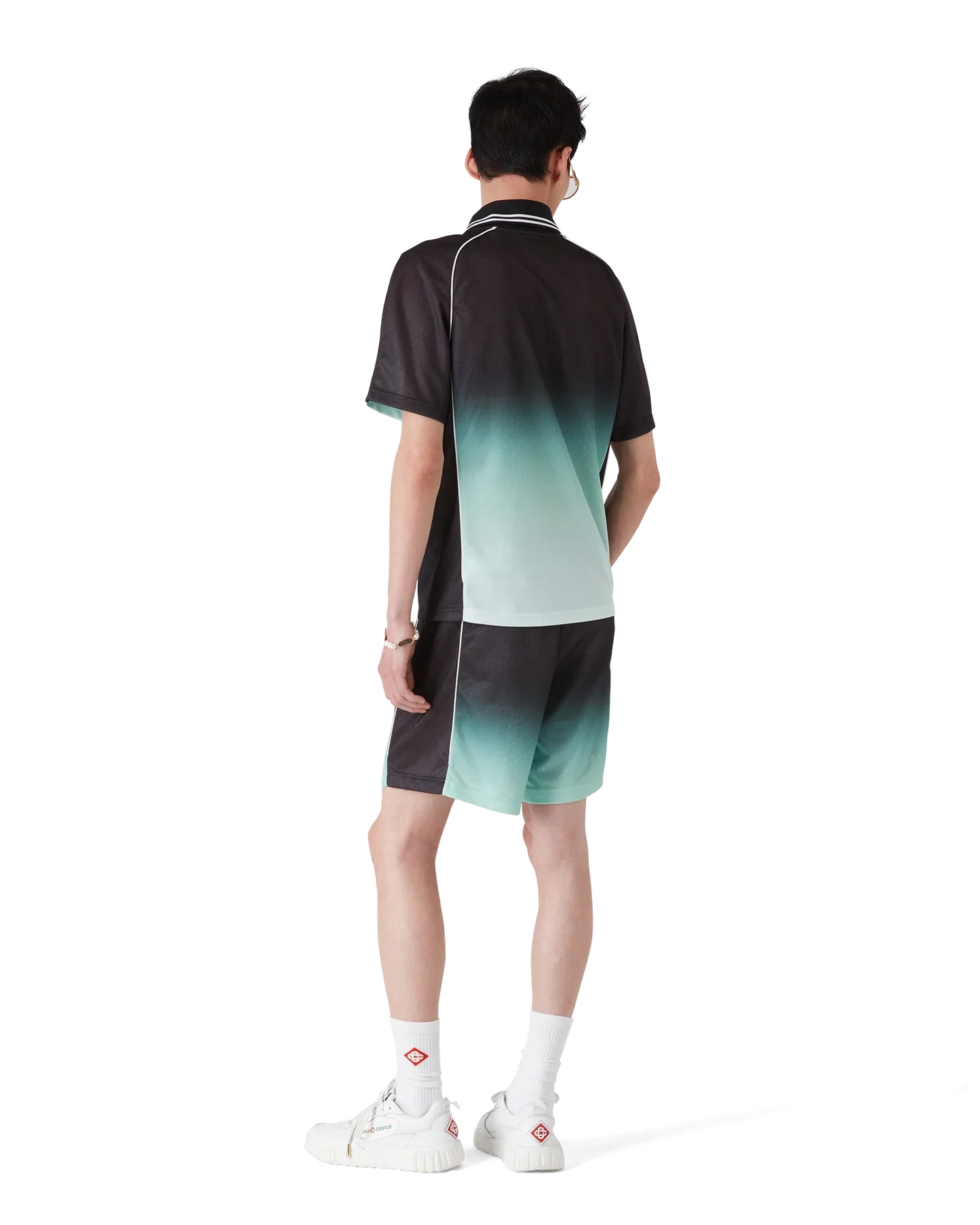Gradient Monogram Jacquard Football Shorts