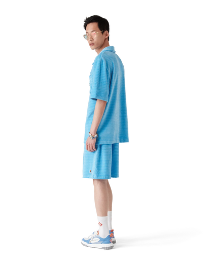 Velour Stripe Shorts