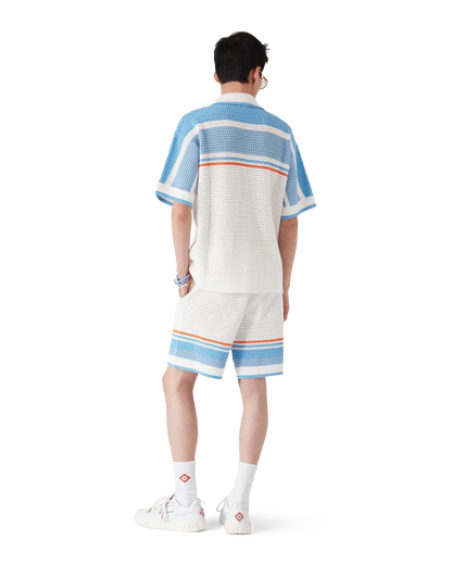 Cotton Tennis Crochet Shorts