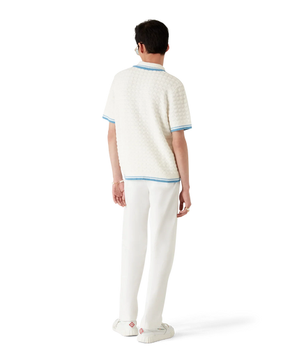Cotton Boucle Polo Shirt