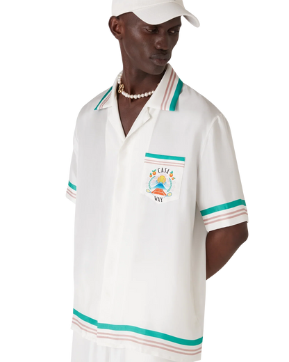 Casa Way Short Sleeve Silk Shirt