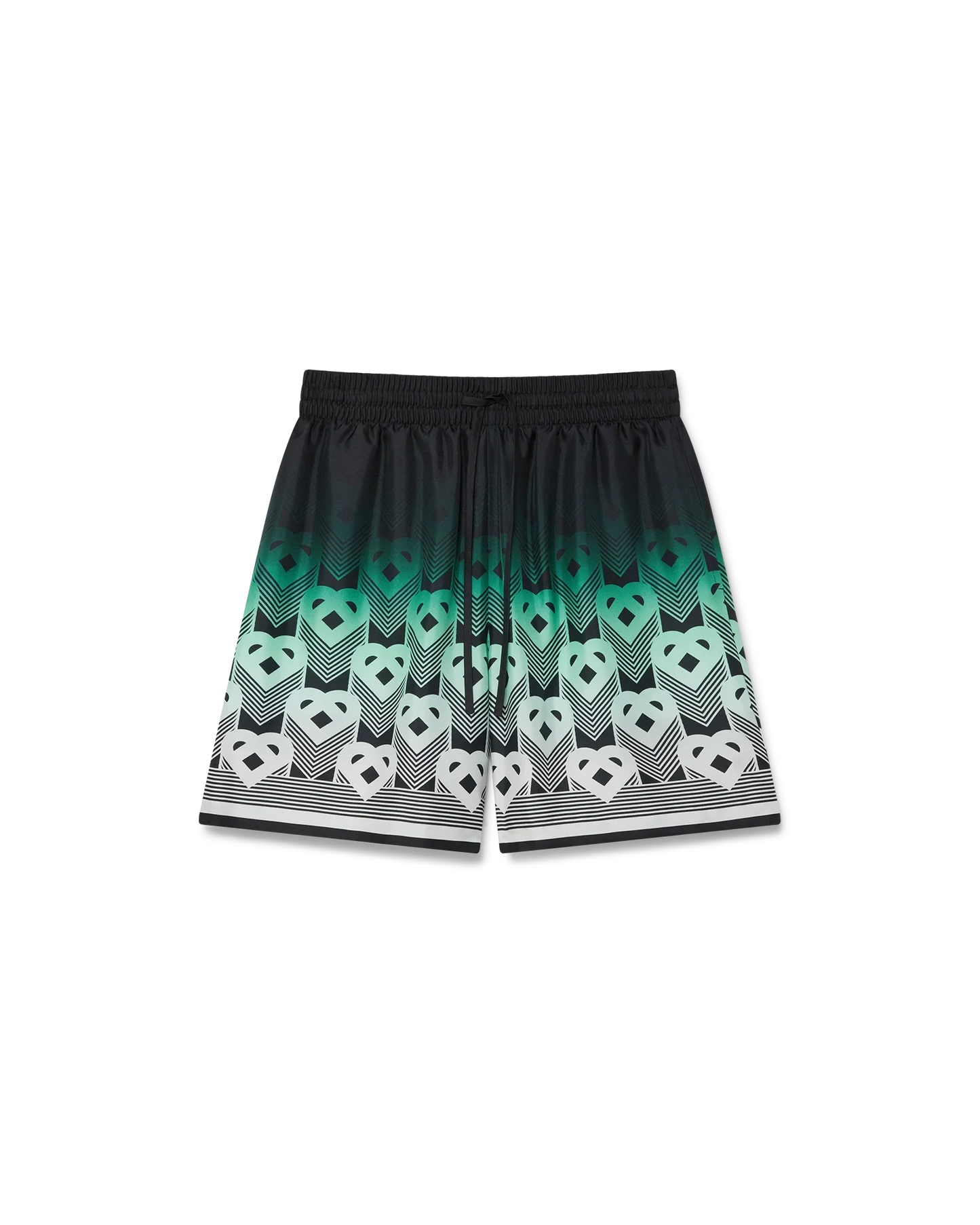 Gradient Monogram Silk Shorts