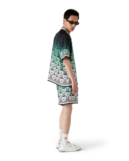 Gradient Monogram Silk Shorts