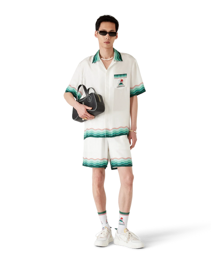 Montagne Ondulee Silk Shorts